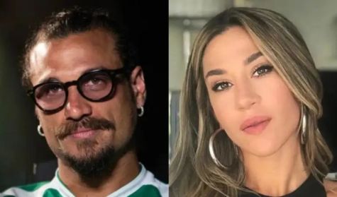 Daniel Osvaldo y Jimena Barón