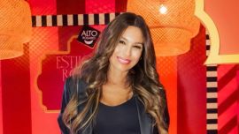 Pampita marcó tendencia en Jujuy con un vestido asimétrico total black