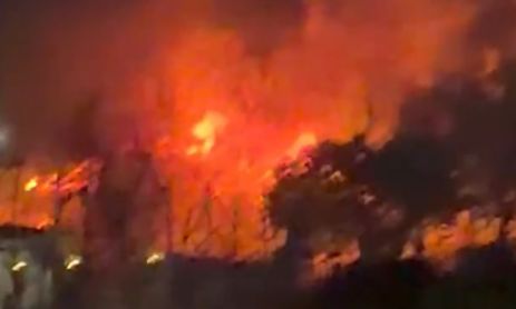 Incendio en Olivos