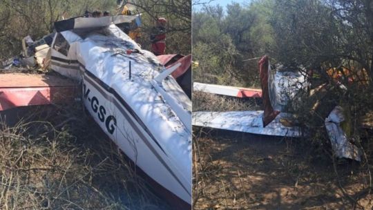 Se estrelló una avioneta en Córdoba: cinco personas fueron hospitalizadas