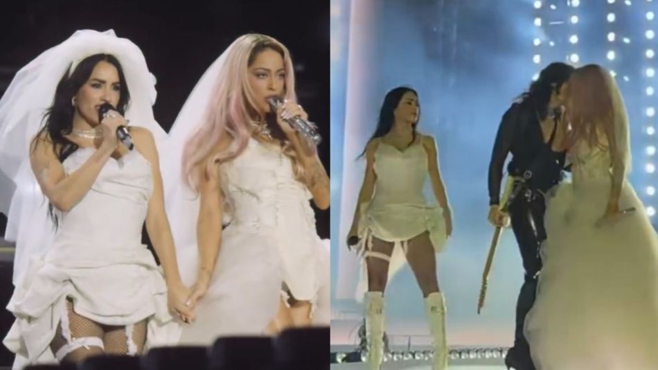 Lali Espósito y Tini Stoessel cantaron juntas en River