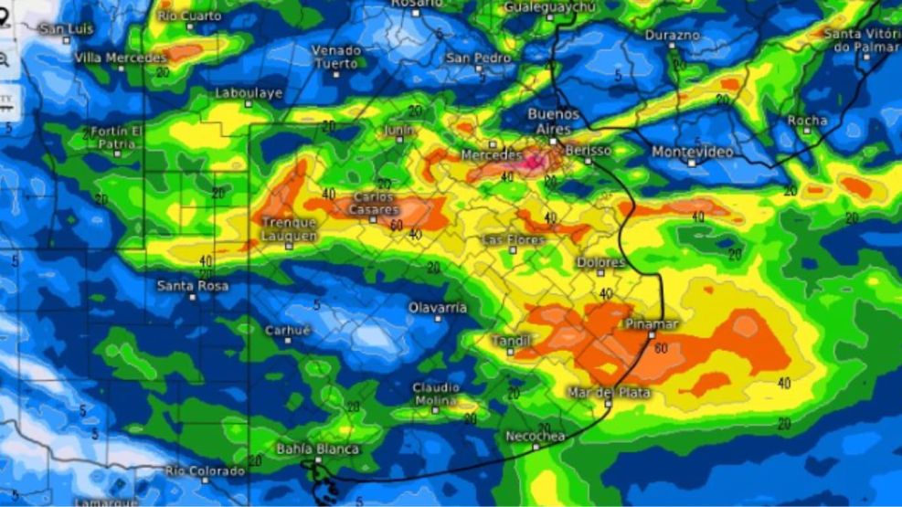 La ciclogénesis provocará lluvias, tormentas y fuertes ráfagas en varias regiones del país.