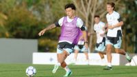 Selección Argentina en el predio de Ezeiza