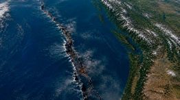 Fisura en la franja oceánica 
