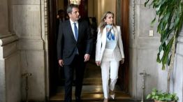 Sergio Massa y Malena Galmarini, durante una de sus apariciones públicas