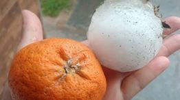 Tormenta con granizo en Córdoba