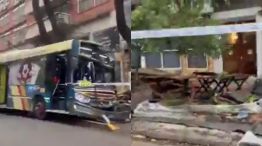 Un colectivo de la línea 29 perdió el control en Palermo
