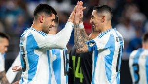 Ángel Di María y Cuti Romero