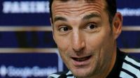 Lionel Scaloni en conferencia de prensa