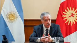 Anuncio del gobernador Julio César Rodríguez
