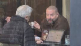 La última imagen de Spagnuolo antes de su pedido de detención