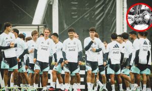 Los jugadores de la Selección Argentina