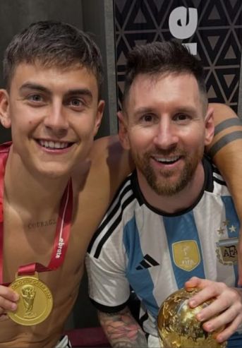 Paulo Dybala y Lionel Messi