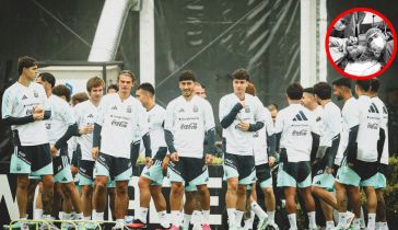 Los jugadores de la Selección Argentina