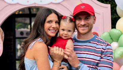 Ailen Cova y Alexis Macallister mostraron cómo fue el festejo del primer año de su hija Alaia