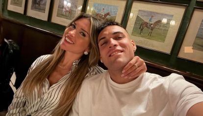 Lautaro Martínez, Agustina Gandolfo 