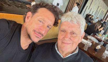 Nico Vázquez y su papá, Fernando
