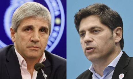 Luis Caputo y Axel Kicillof