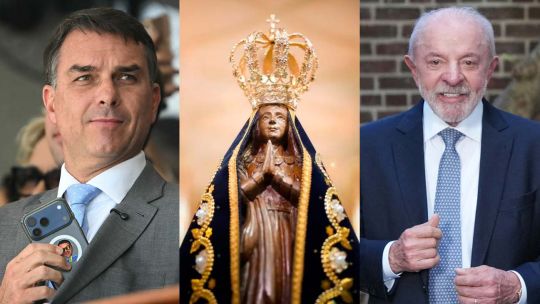 La Virgen de Aparecida, patrona de Brasil, se metió en la pelea entre Lula y Flávio Bolsonaro a días de las elecciones