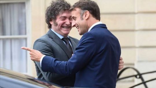 El retuit de Milei riéndose de Macron a horas de su audiencia con él