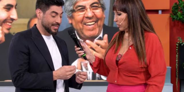Moria Casán y Facundo Moyano