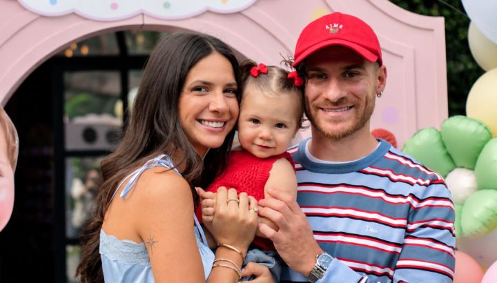 Ailén Cova y Alexis Mac Allister mostraron cómo fue el festejo del primer año de su hija Alaia