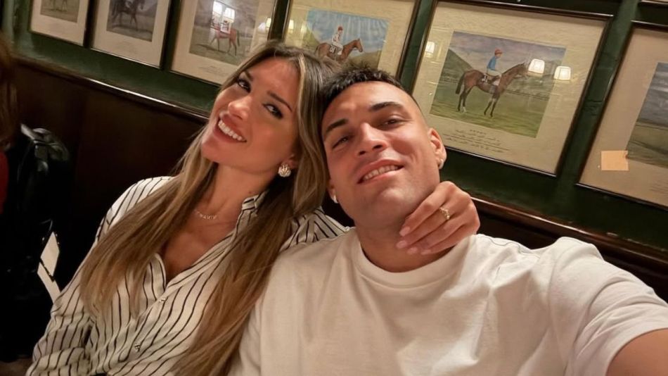 Lautaro Martínez, Agustina Gandolfo 