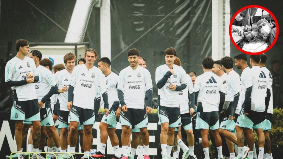 Los jugadores de la Selección Argentina