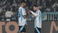 Lionel Messi y Cuti Romero 