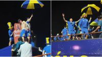 Polémicos festejos de Rosario Central