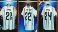 Vestuario de la Selección Argentina en Córdoba