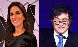 Maru Duffard y Javier Milei