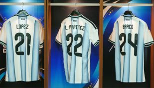 Vestuario de la Selección Argentina en Córdoba
