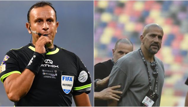 Darío Herrera y Juan Sebastián Verón