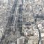 Fotogaleria Una fotografía tomada desde la ventanilla de un avión muestra la Avenida 9 de Julio y el Obelisco de Buenos Aires