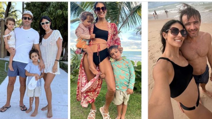 Valentina Barrios y su familia de vacaciones 