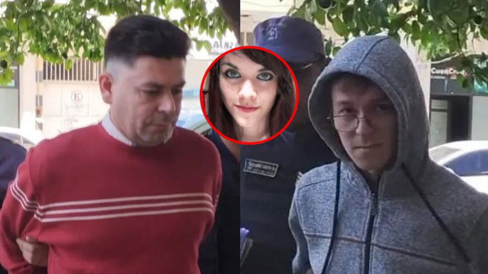 Los detenidos por el presunto femicidio de Luz Herrera. 