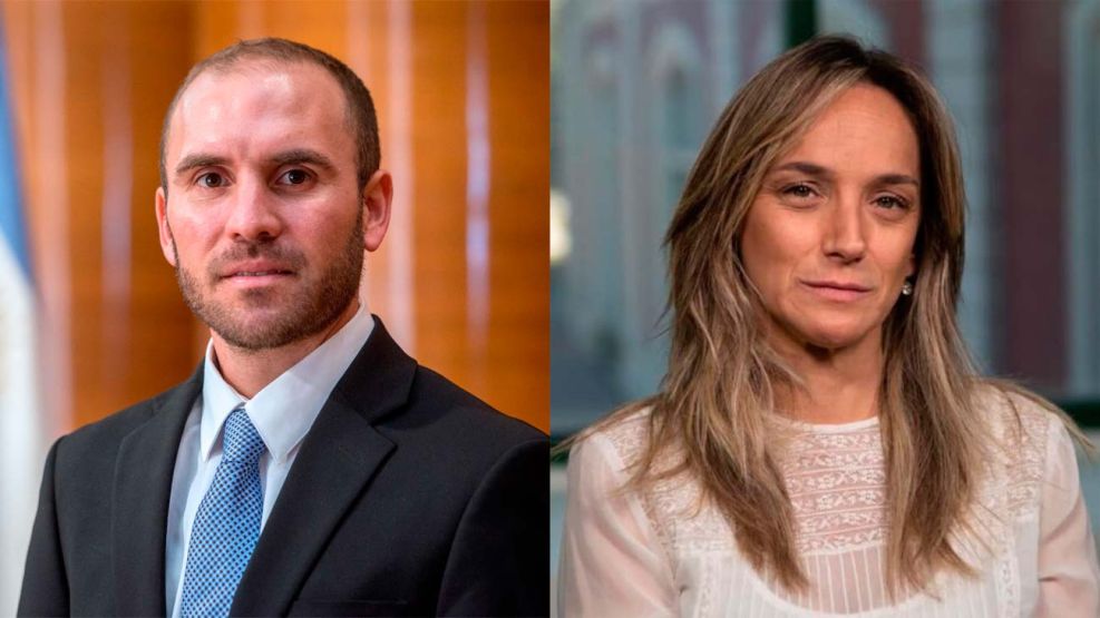 Martín Guzmán y Malena Galmarini