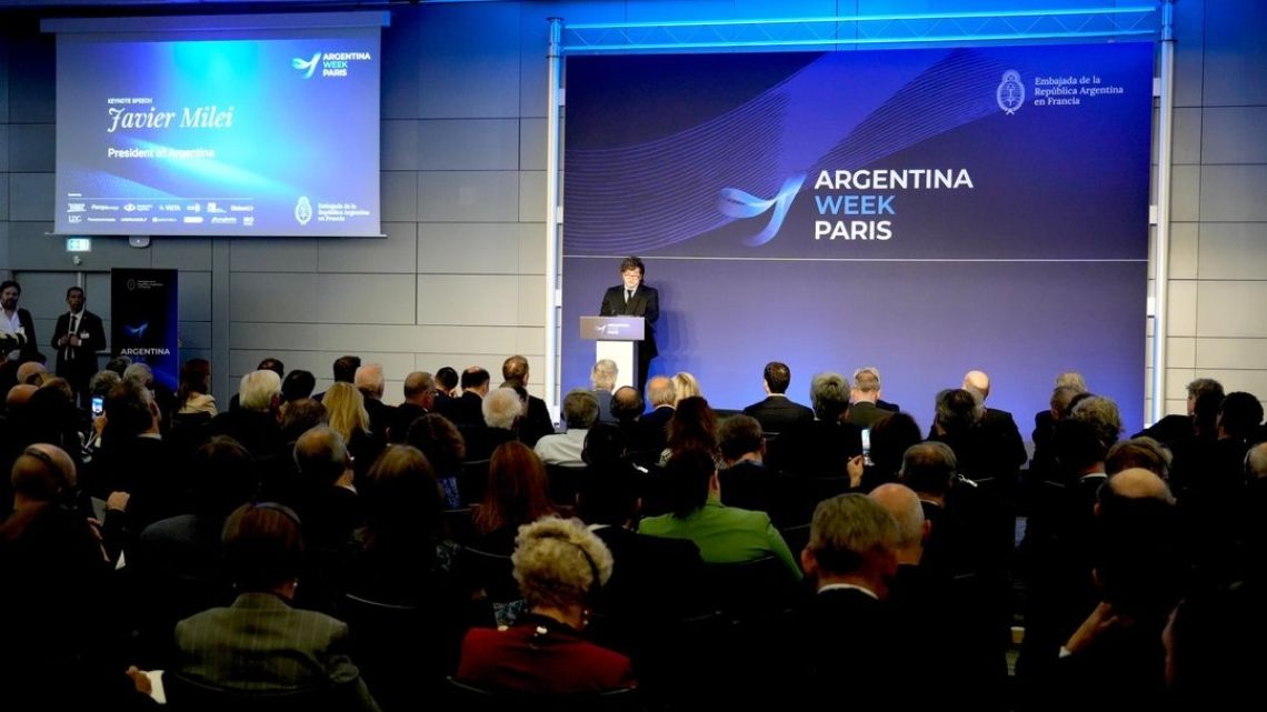 Milei pitches Argentina’s ‘abundant energy’ to Europe at investment roadshow