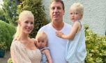 Daniela Christiansson celebró los nueve meses de Lando, su hijo menor con Maxi López