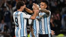Julián Álvarez y Lautaro Martínez
