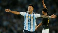 Lautaro Martínez en Argentina vs Bolivia