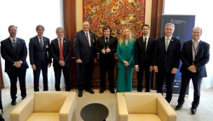 Javier Milei y la comitiva argentina en Paris