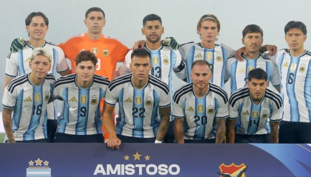 Selección Argentina vs Bolivia en Fecha FIFA