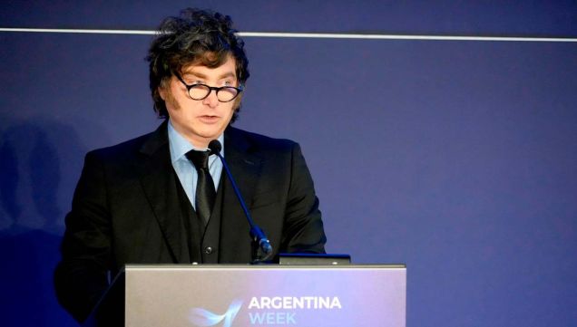Javier Milei en Argentina Week Paris