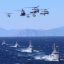 Fotogaleria En el ejercicio militar de la Armada turca donde participaron 14.000 efectivos de la Armada, las fuerzas terrestres, la Fuerza Aérea y la Guardia Costera de Turquía, con el despliegue de 100 buques y 50 aeronaves
