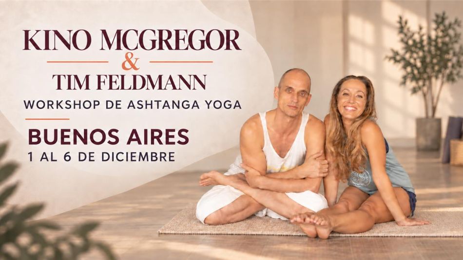 Kino MacGregor y Tim Feldman en Argentina: un hito para la comunidad de Ashtanga Yoga