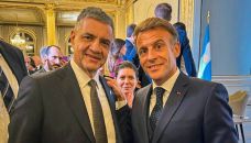Jorge Macri y Emmanuel Macron