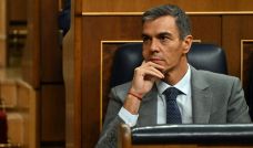 Pedro Sánchez durante una sesión del Parlamento para votar un decreto gubernamental sobre vivienda