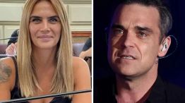 Amalia Granata y Robbie Williams